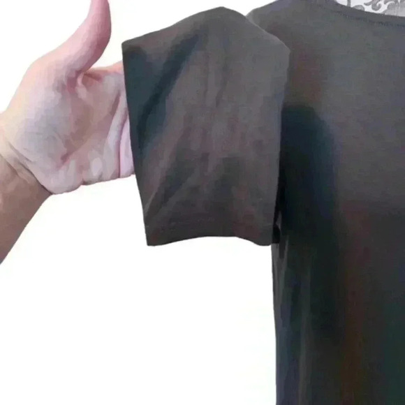 Eileen Fisher Dress Midi Length Viscose Grey Long Sleeves Mature Office Women S - Picture 5 of 12